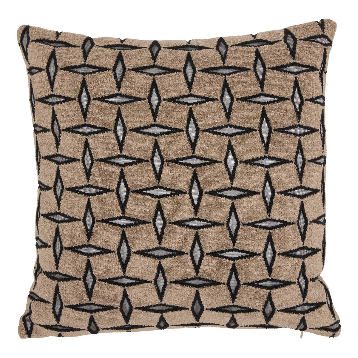 Kissen "Diamant" Braun, 40x40 cm Braun