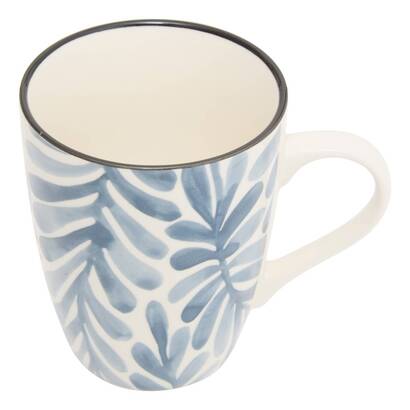 Becher "umami" 310 ml, porzellan, blattmotiv
