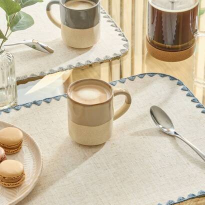 Becher "kate" 200 ml, steingut, beige