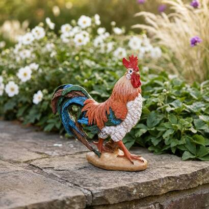 Statuette "isac" mehrfarbig, 31,2x11,5 cm