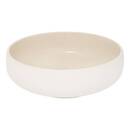 Lot de 4 assiettes creuses "Chiara" Steinzeug (Keramik), D.16,6 cm Beige