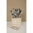 Besteckset "Elsa" Dolomit, Creme Cremefarben