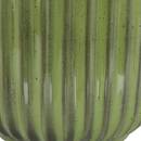 Übertopf "Iko" Steinzeug (Keramik) H.16 cm Gelb