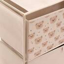Kinderkommode 1 Ebene(n) "Tissa" Beige, 60x30 cm Beige