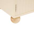 Kinderbuchregal 2 T&uuml;ren 2 Ebenen "Bouli" Beige, 94,5x60 cm Beige