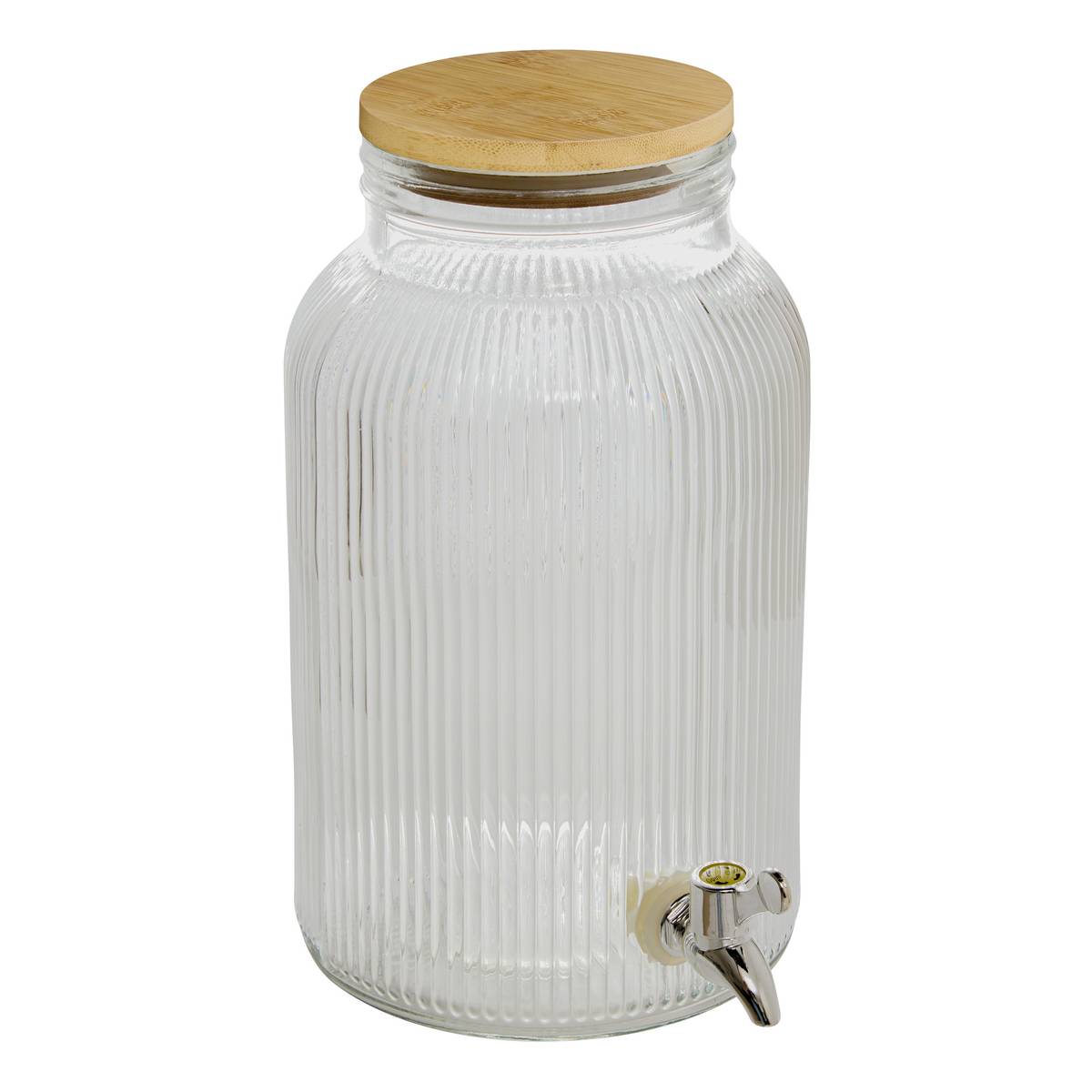 Getränkespender "Line" Glas, 6L, Transparent Durchsichtig