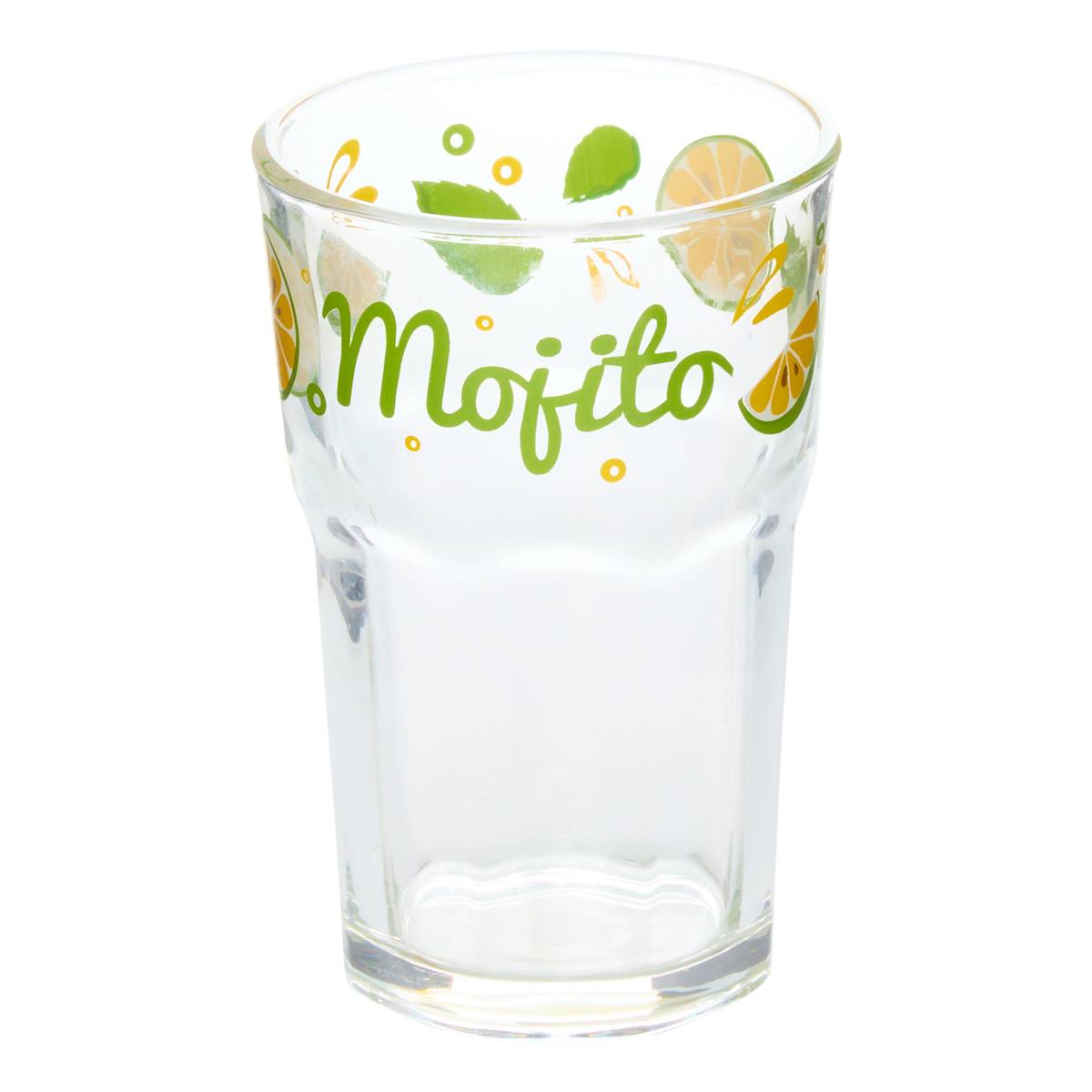 Set mit 6 Mojito-Gläsern "Stella" 300 ml, Glas, Transparent Durchsichtig