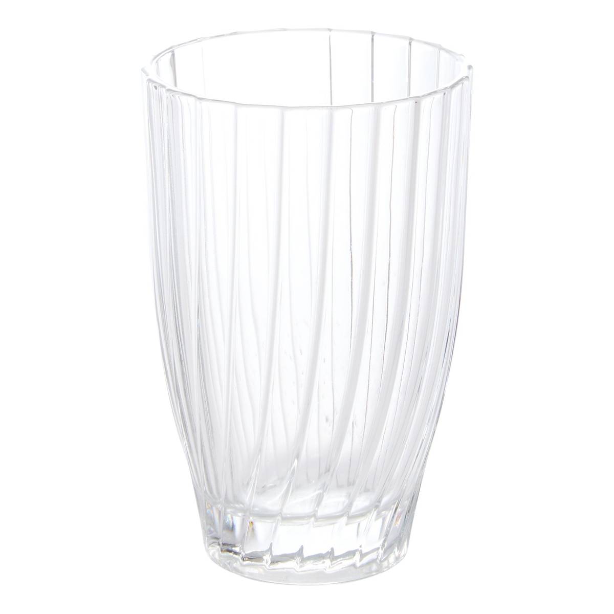 Set mit 6 Bechern "Marg'Eau" 340 ml, Glas, Transparent Durchsichtig