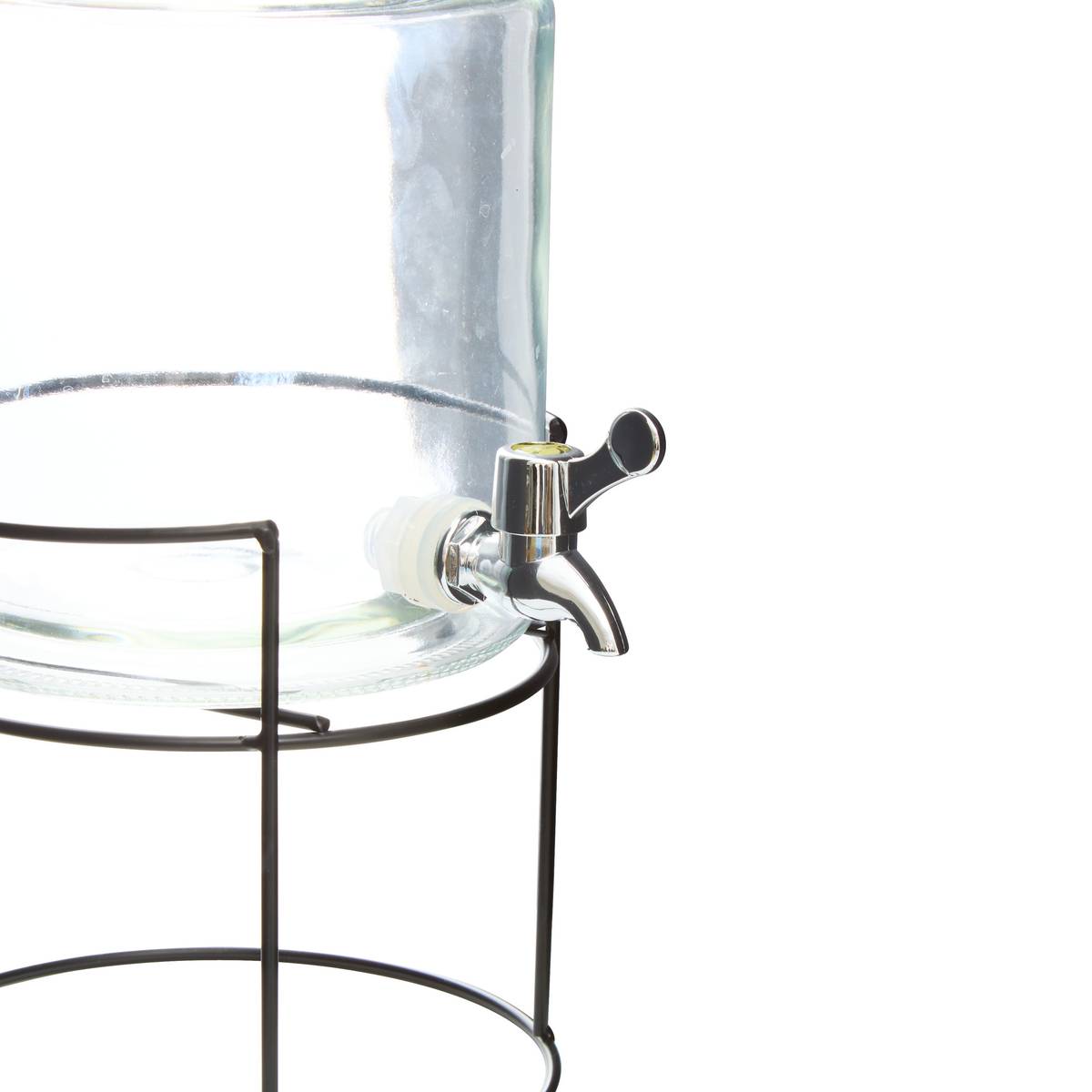 Getränkespender "Distri" Glas, 2x3,8L, Transparent Durchsichtig