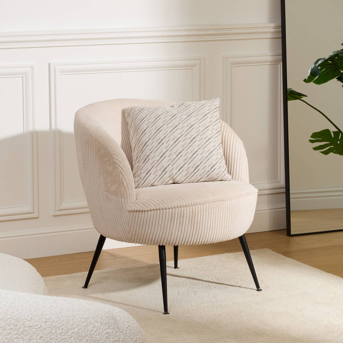 Sessel "Tildae" Creme Cremefarben