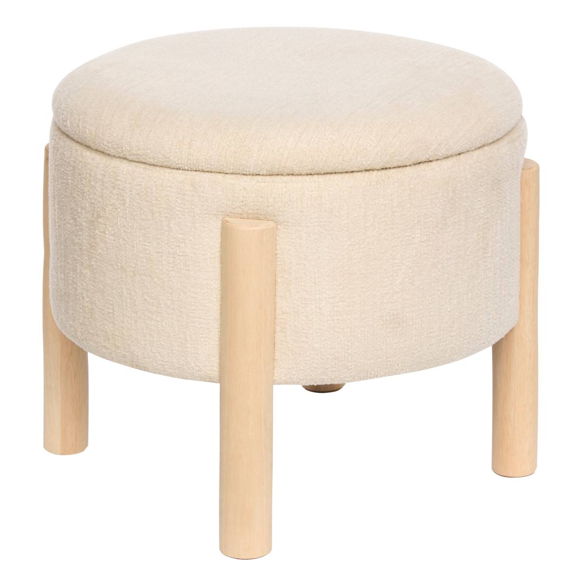 Hockertruhe "Elki" Weiß, H.45,5 cm Weiß