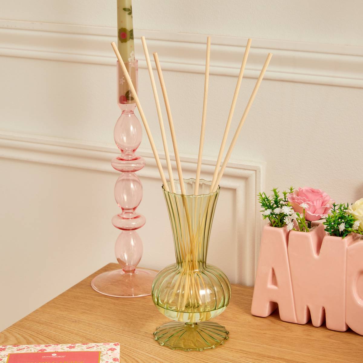 Diffusor "Rosenblüte" 100 ml Grün