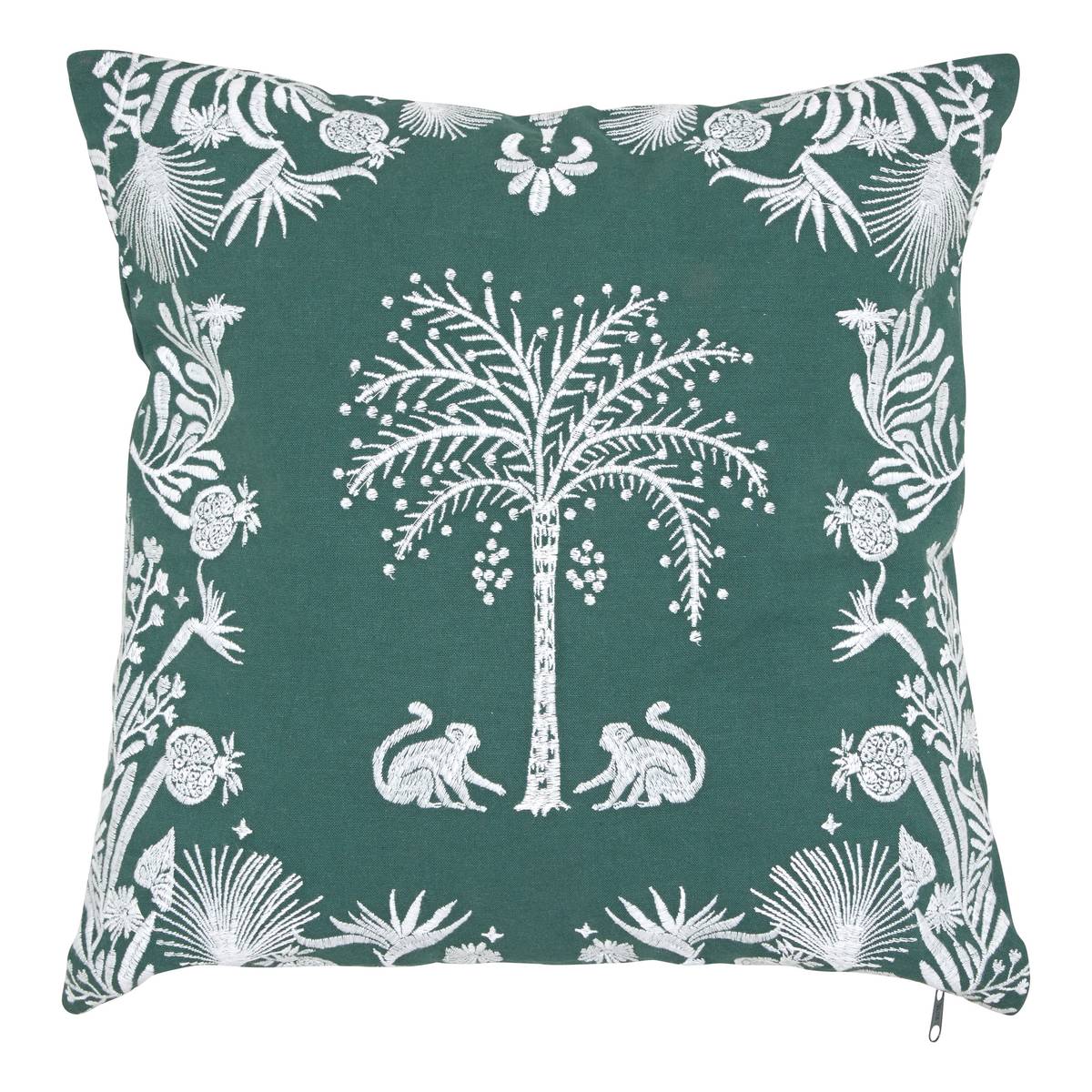 Kissen "The palm resort" Grün, 45x45 cm Grün