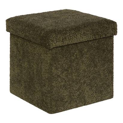 Faltbarer pouf "soana" khakigr&uuml;n, 38x38 cm