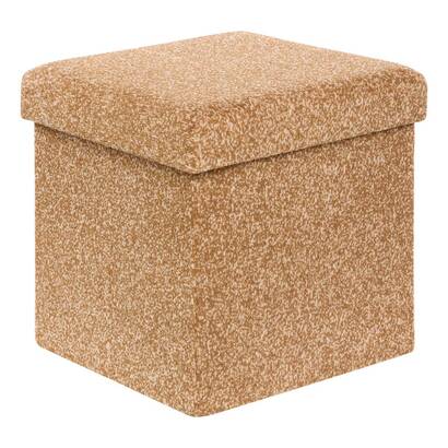 Klappbarer pouf "oxia" ocker, 38x38 cm
