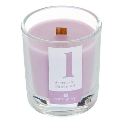 Duftkerze rund "numia" blumenduft, patchouli, 180g