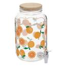 Getr&auml;nkespender "Fruity" Glas, 4L Gelb