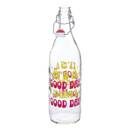 Flasche "Courage" Glas, Mehrfarbig Mehrfarbig 1