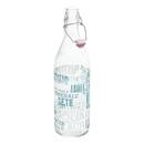 Flasche "Aqua" Glas, Mehrfarbig Mehrfarbig 3