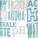 Flasche "Aqua" Glas, Mehrfarbig Mehrfarbig 3