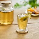 Set mit 6 Bechern "Marg'Eau" 340 ml, Glas, Transparent Durchsichtig