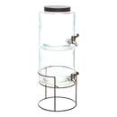 Getränkespender "Distri" Glas, 2x3,8L, Transparent Durchsichtig