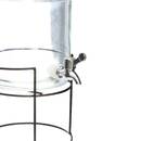 Getränkespender "Distri" Glas, 2x3,8L, Transparent Durchsichtig
