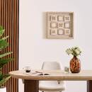 Wanddekoration 'Rafael' Beige, 50x50 cm Beige