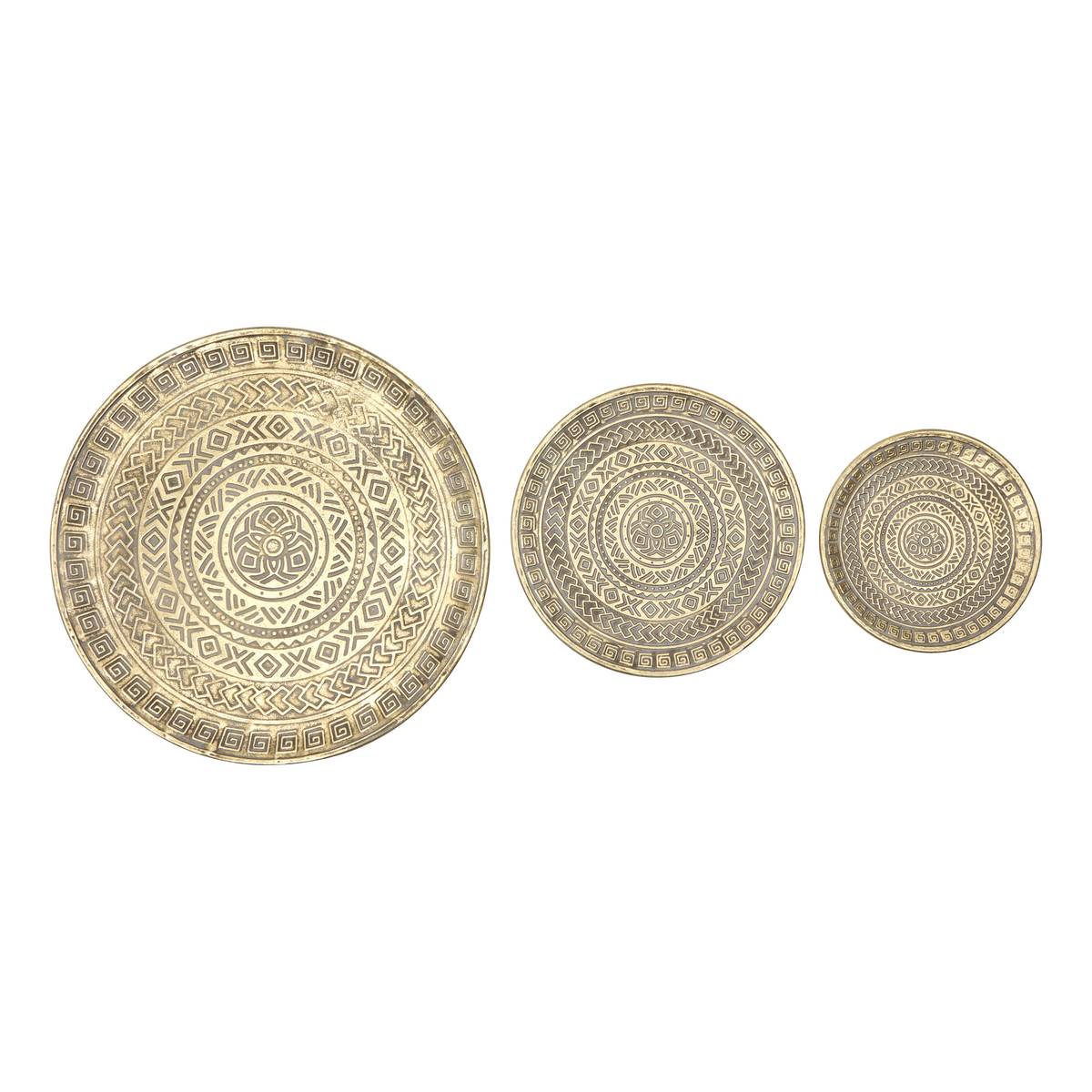 Tablett "Samir" Stahl, D.29/38,5/57,5 cm Gold