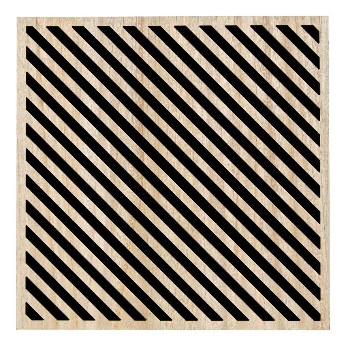 Dekorative Wandplatte "Eileen" Braun, 58x58 cm Braun
