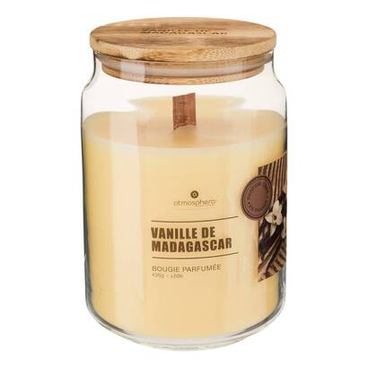 Duftkerze rund "viky" duft gourmet, vanille, 435g