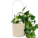 Hängende künstliche Pflanze "Pool" H.82 cm, Beige Beige