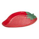 Schale "Fruity" Dolomit, 31x23 cm Rot
