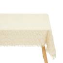 Tischdecke "Ysel" 250x150 cm, Warmwei&szlig; Warmes Wei&szlig;