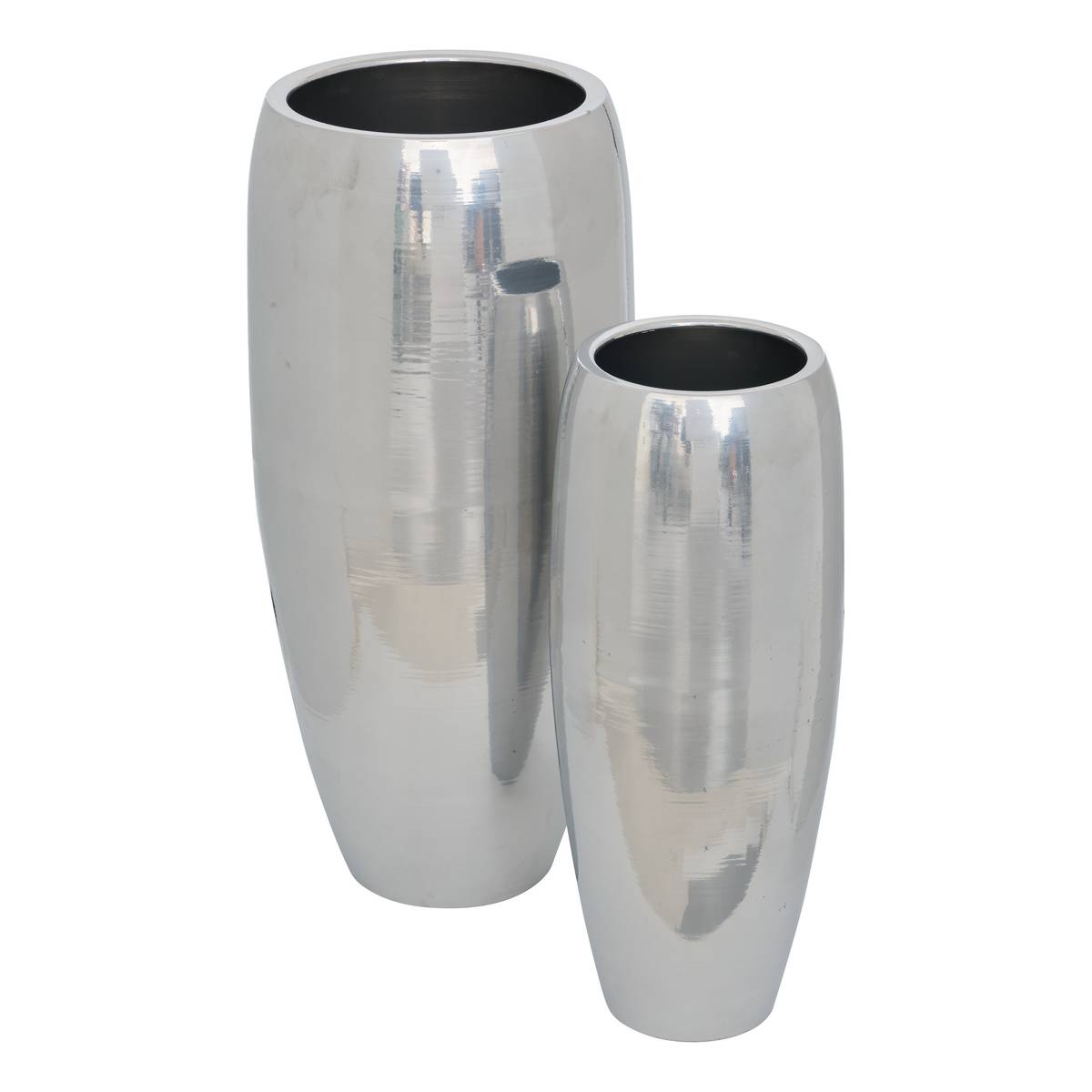 Übertopf "Reso" Silber, H.70 cm Silber