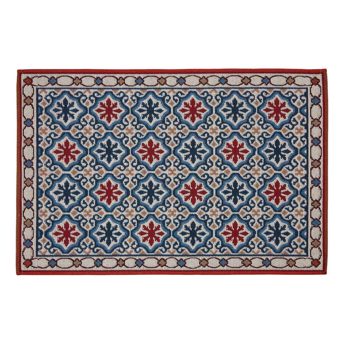 Teppich "Ozeanien" Blau, 90x60 cm Blau
