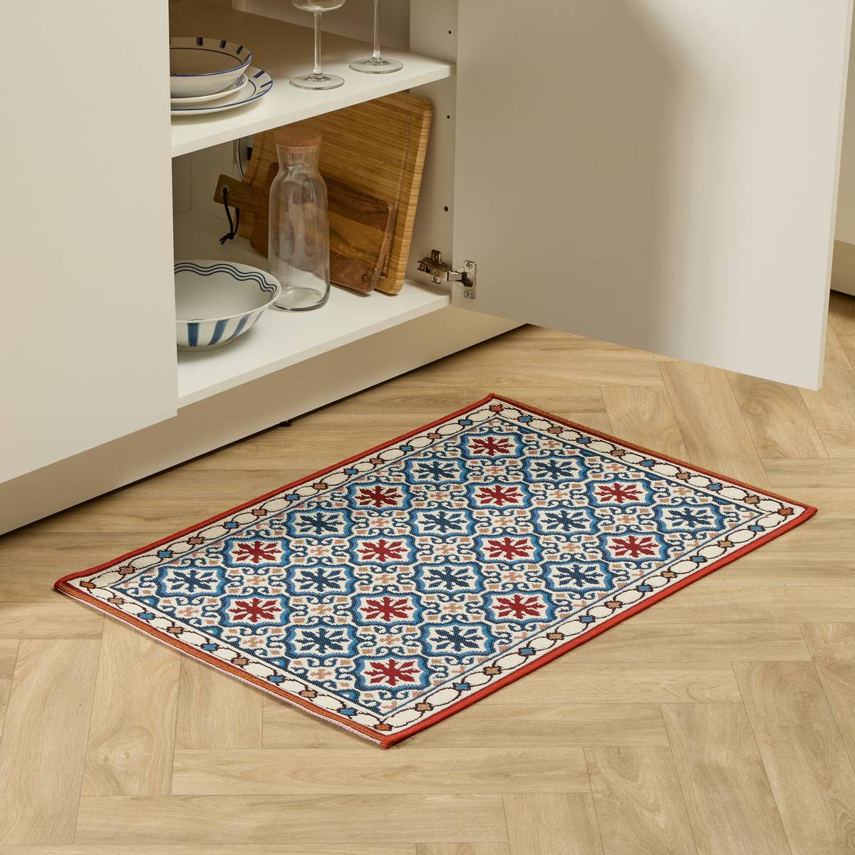 Teppich "Ozeanien" Blau, 90x60 cm Blau