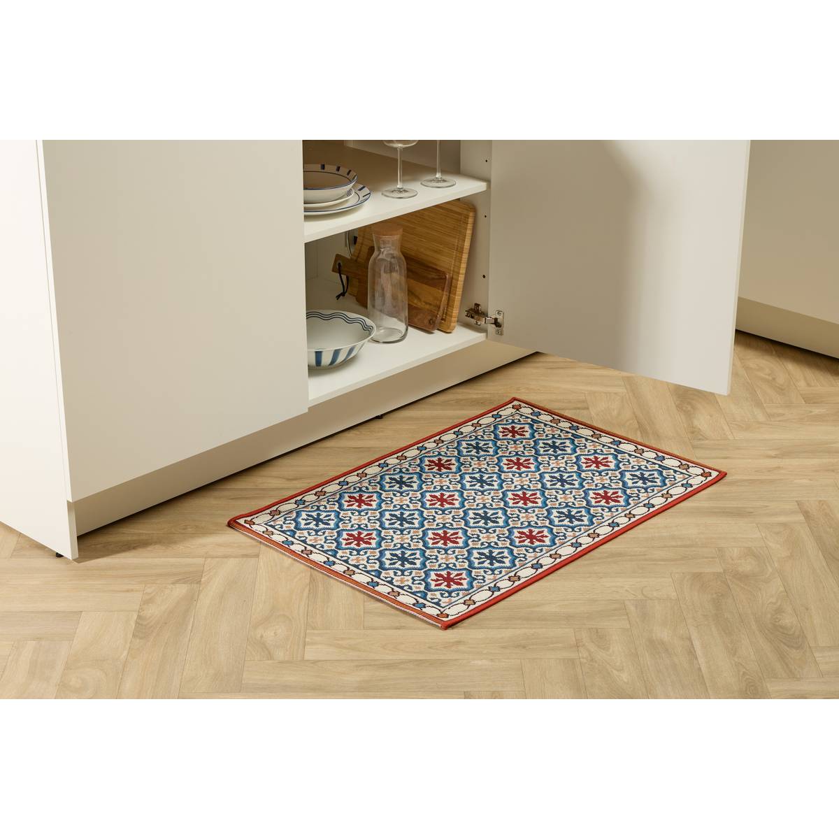 Teppich "Ozeanien" Blau, 90x60 cm Blau