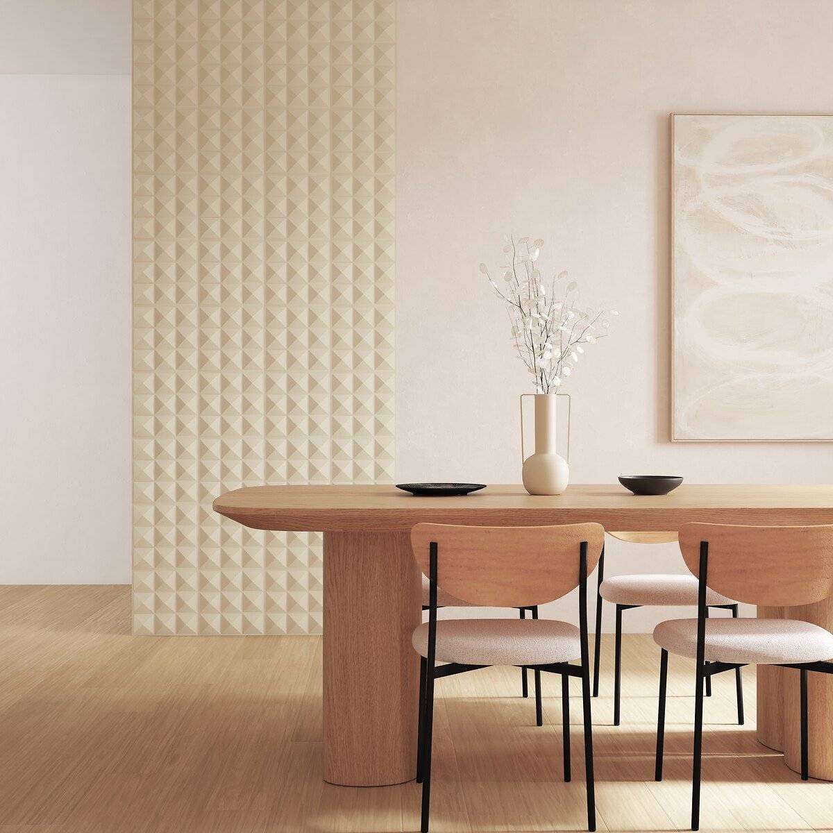 2er-Set Wandsticker "Oren" Beige, 30x30 cm Beige