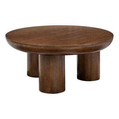 Couchtisch "stambh" braun, &Oslash; 90 cm