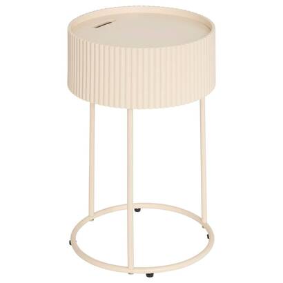 Beistelltisch "juna" beige, &Oslash; 33 cm