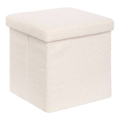 Pouf "jaiko" wei&szlig;, 38x38 cm