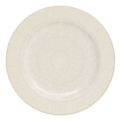 6er-set flache teller "solene " d.28 cm, beige