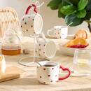 Set mit 4 Tassen "Valentine" 220 ml, New Bone China (Porzellan), Weiß Weiß