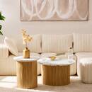 Couchtisch "Homelya" Mehrfarbig, D.70 cm Mehrfarbig