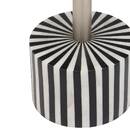 Beistelltisch "Nema" Schwarz & Wei&szlig;, D.36 cm Noir & Blanc