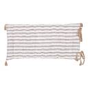 Bodenkissen "Groove" Beige Leinen, 120x60 cm Leinenbeige
