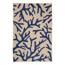 Teppich "Ozeanien" Blau, 170x120 cm Marineblau