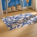 Teppich "Ozeanien" Blau, 170x120 cm Marineblau