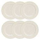 Set mit 6 Desserttellern "Solene" D.22,7 cm, Beige Beige